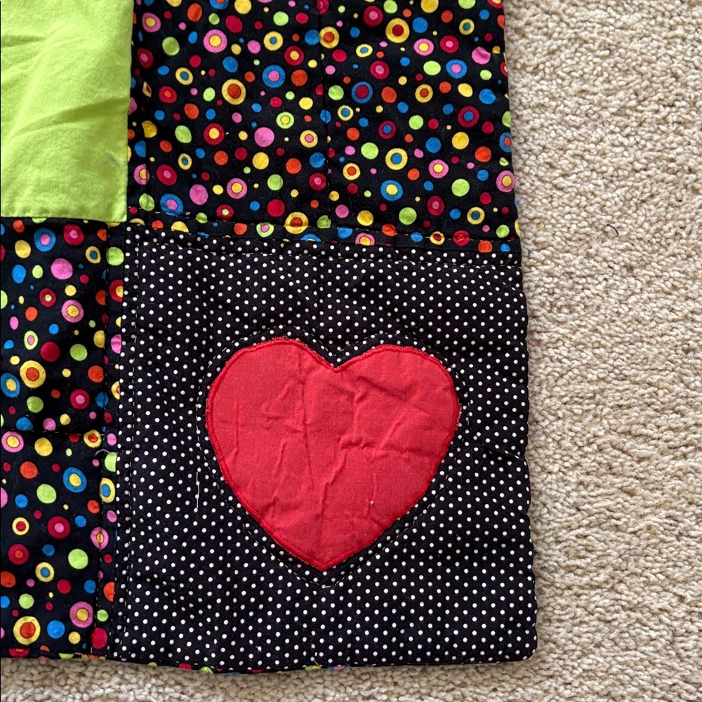 Playful Train-Themed Quilt with Vibrant Accents - Picture 2 of 5